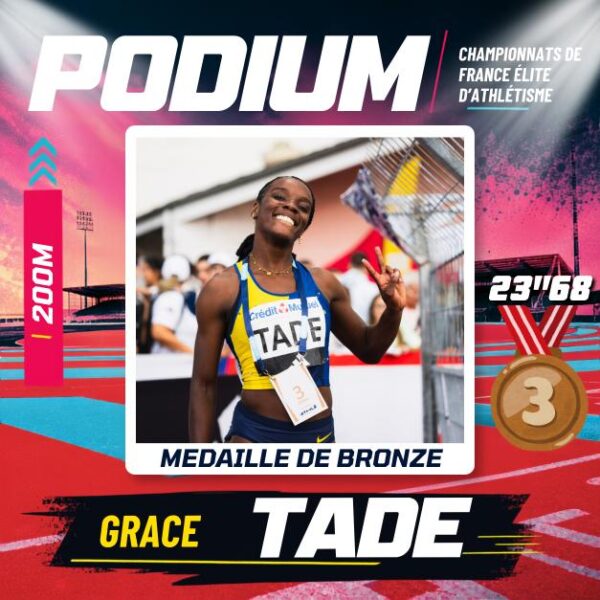 grace tade 200m